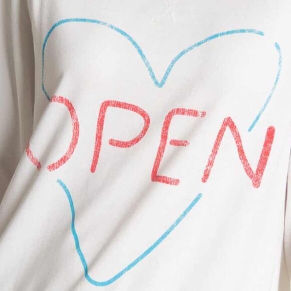 Oversized Open Heart Sweatshirt - Picture 2 of 6
